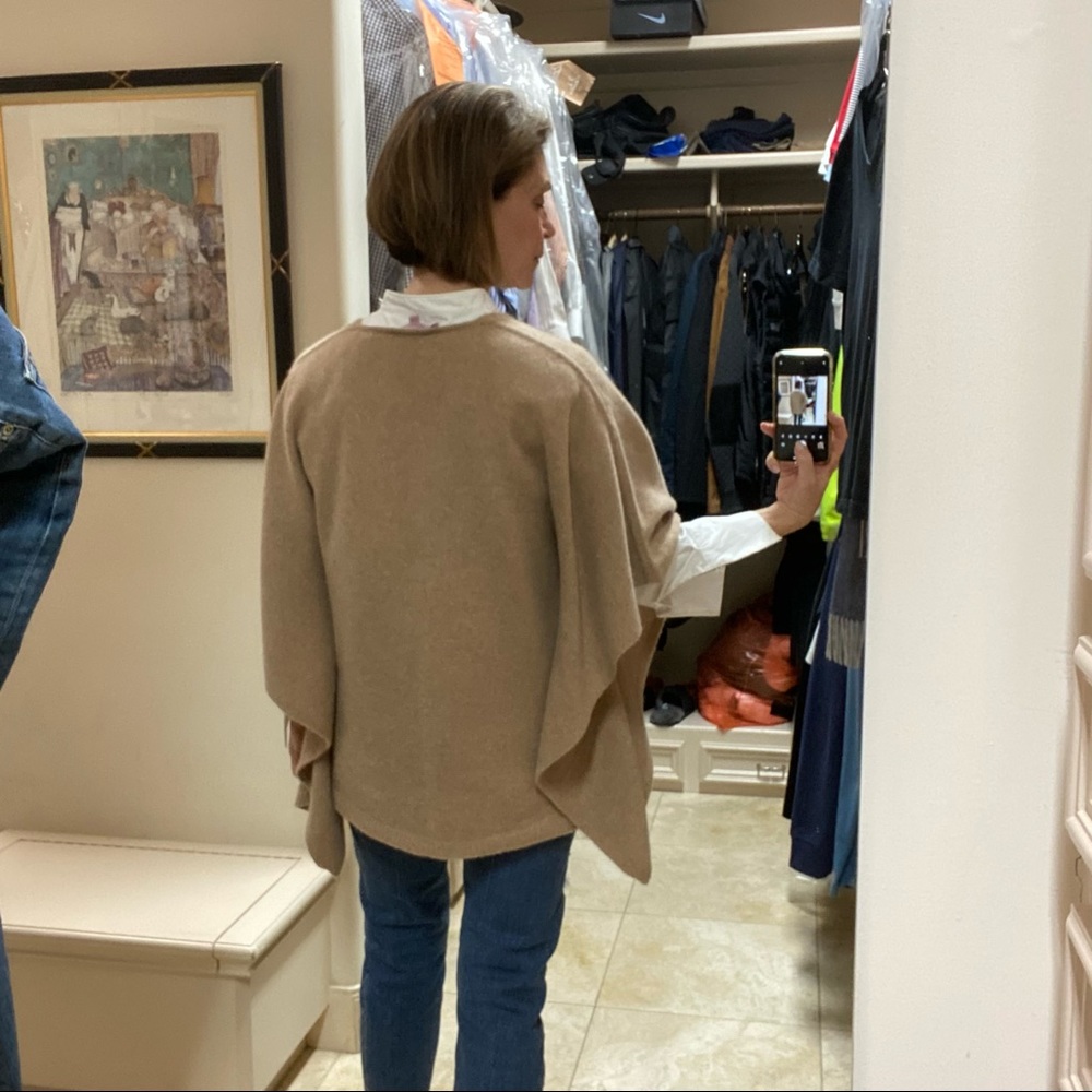 Calypso St. Barth Cashmere Poncho - XS - Picture 2 of 7